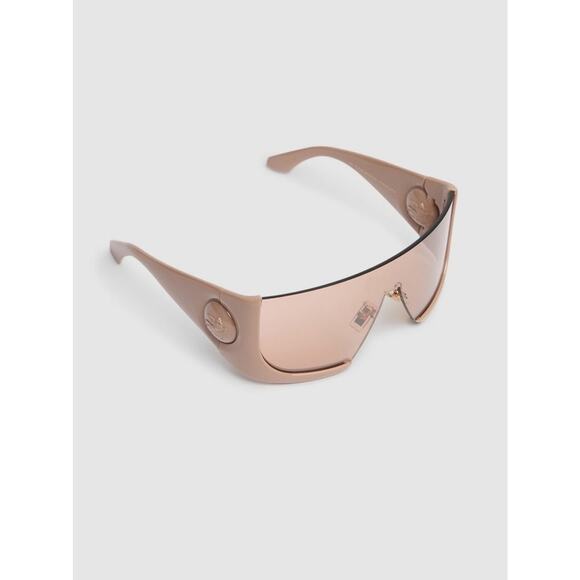 New Etro ETROMACARON 0FWM2S Shield Sunglasses in Beige Authentic main image 7